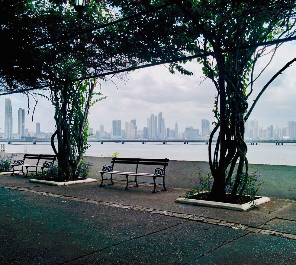 Panama City's Paseo de las Bóvedas