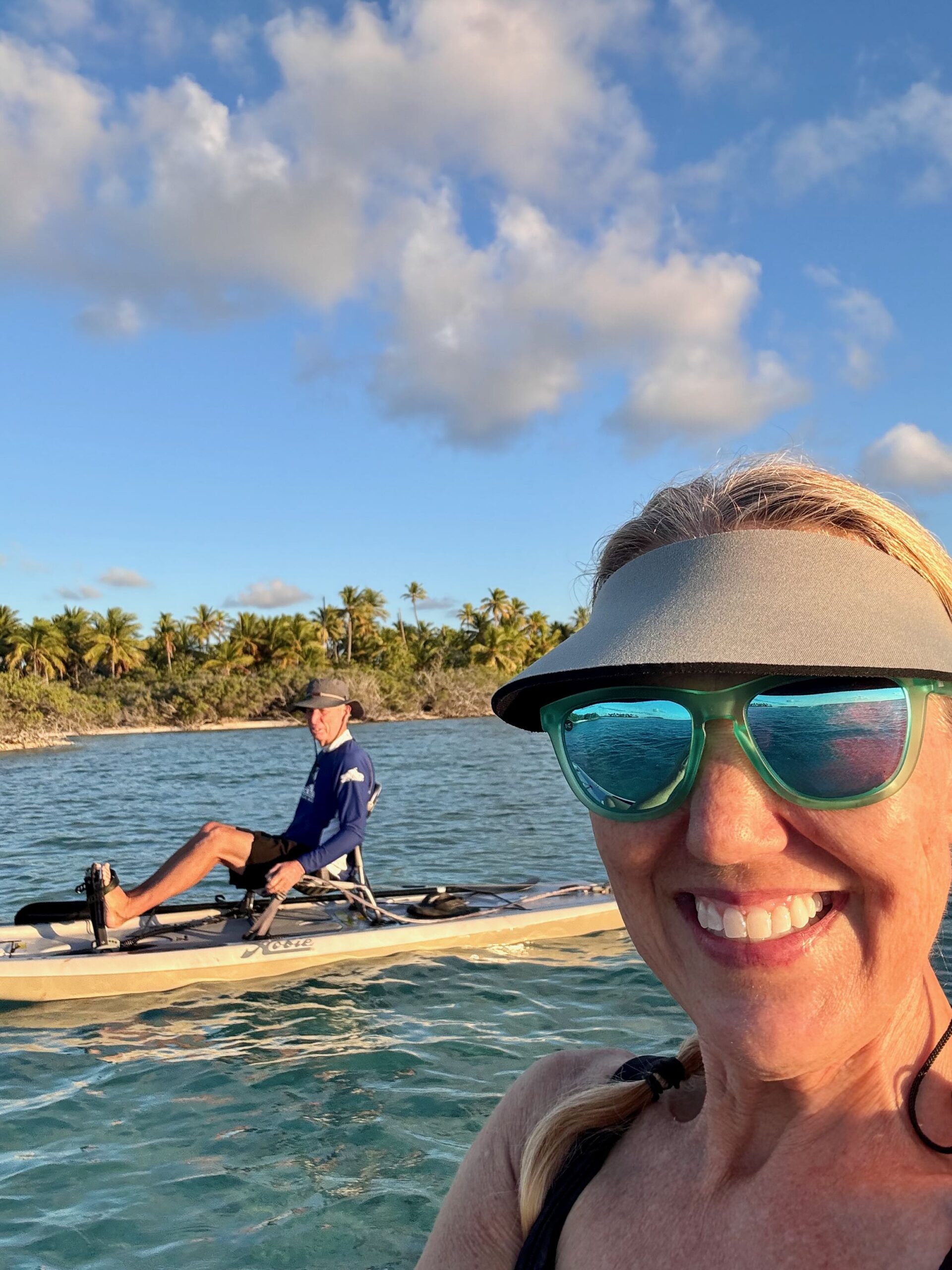 Kayaking on Raroia