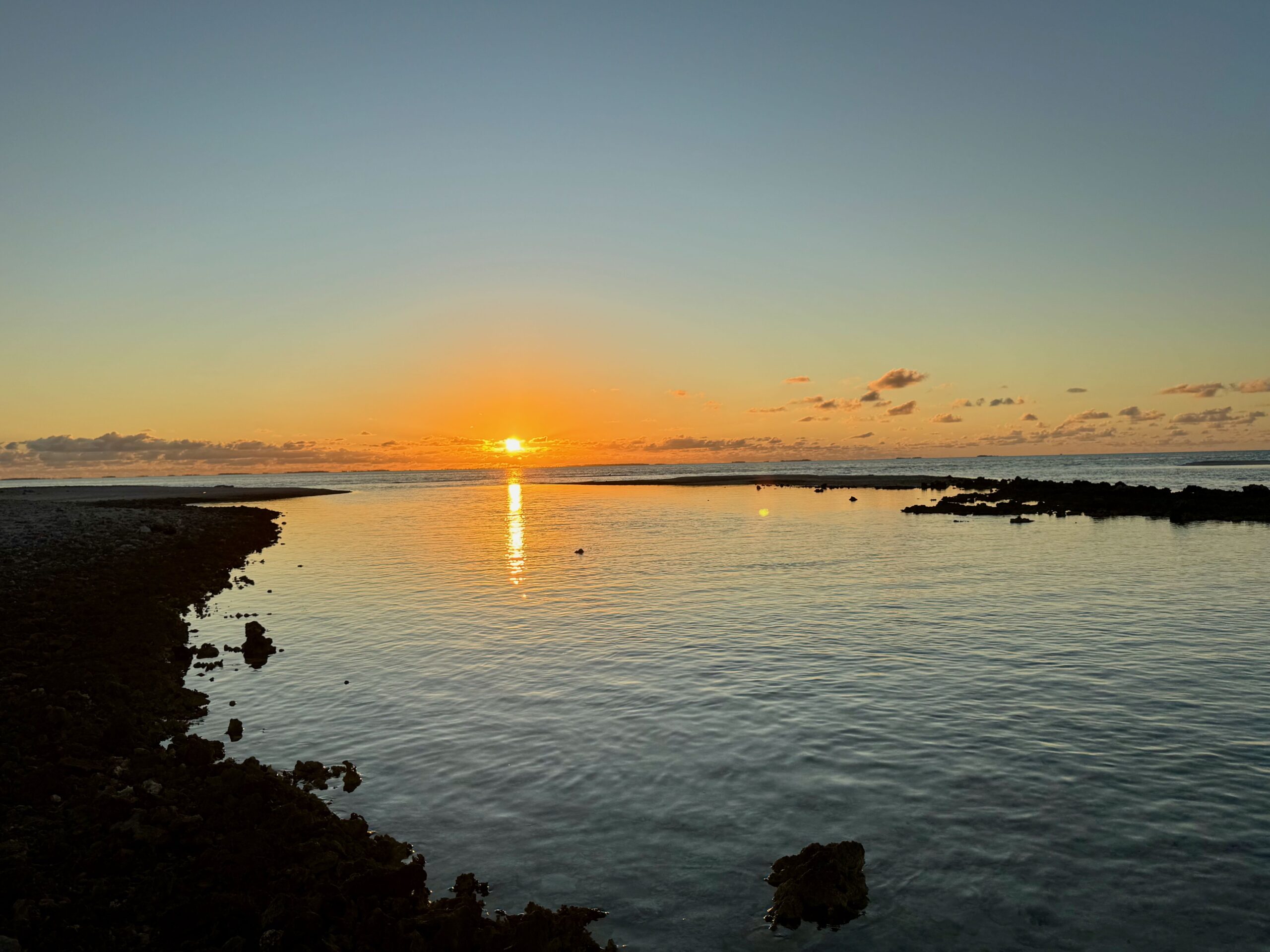 Raroia sunset