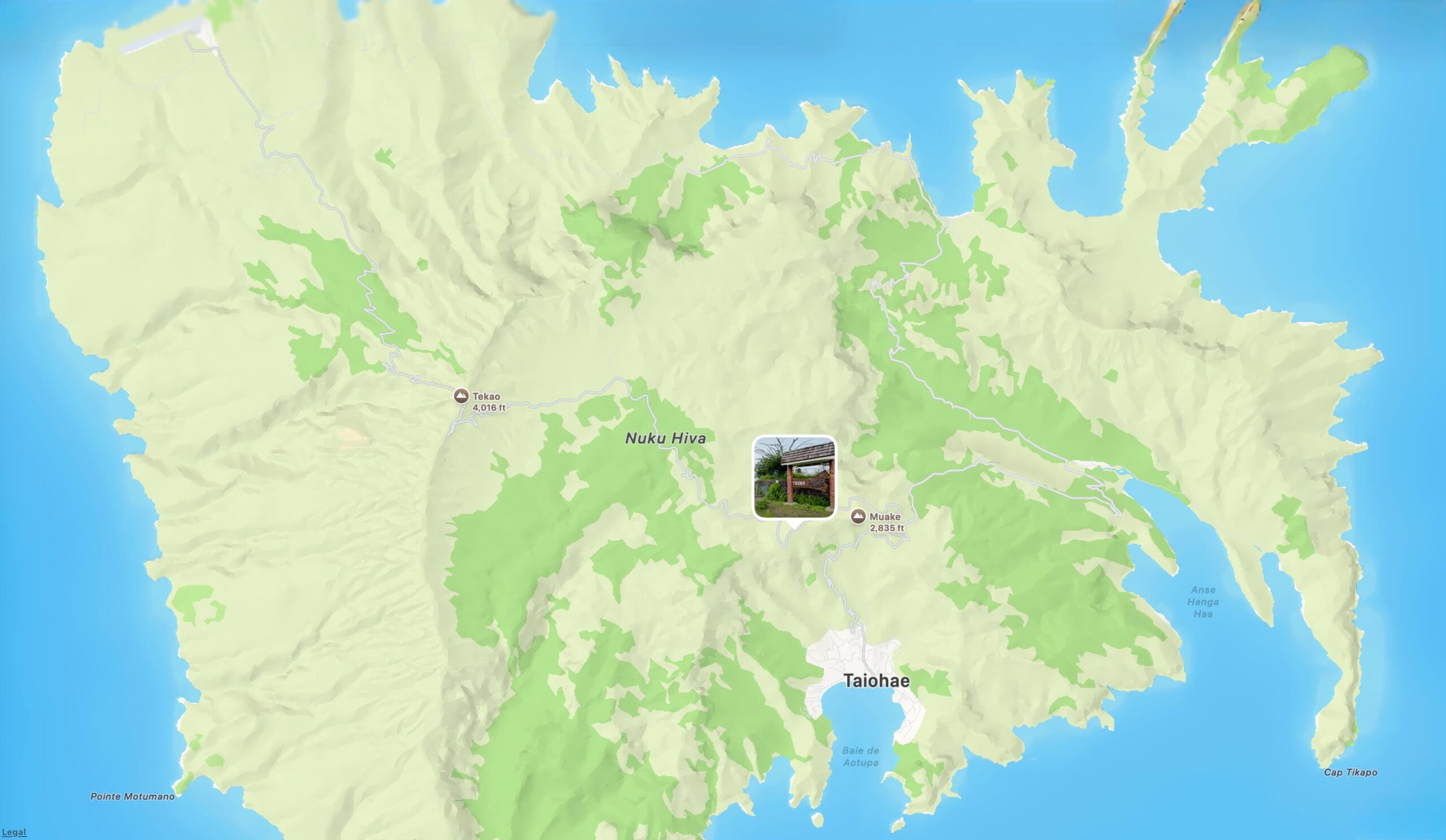 Tekeika, Nuku Hiva