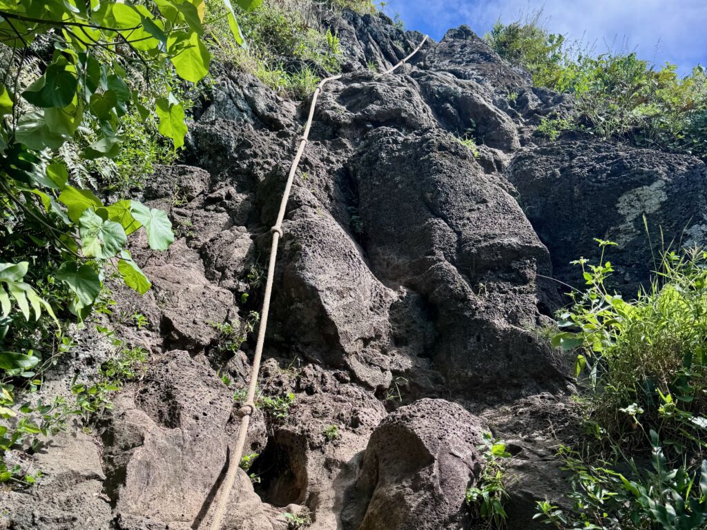 Mount Teurafaatiu Climbing Rope